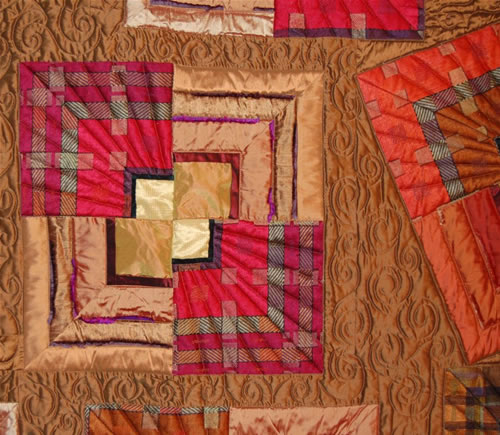 Cento V One of a Kind Silk Quilt ~ Registry #91102