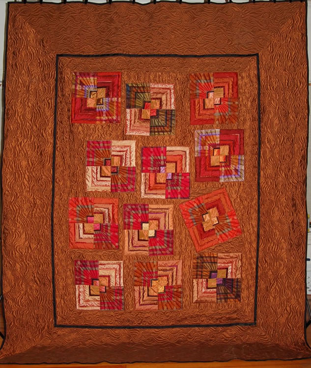 Cento V One of a Kind Silk Quilt ~ Registry #91102